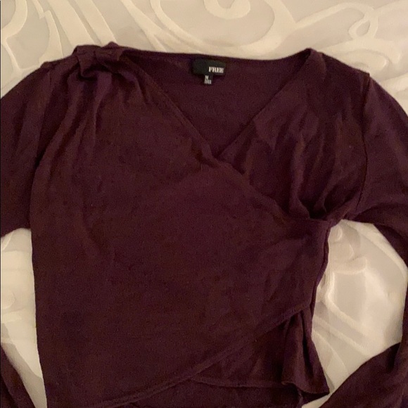 Wilfred Free Flavia Wrap Crop Top - Picture 2 of 3